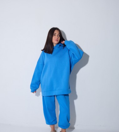 Худі Skyline Ease Синій | Showroom By Nona — зображення 2